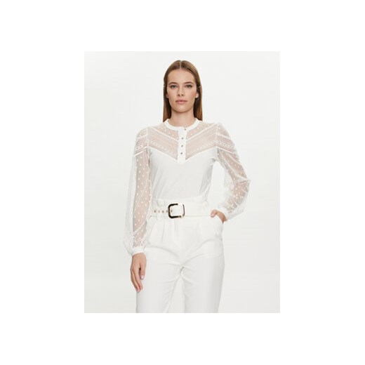 Morgan Bluzka 241-TSOFIE Biały Regular Fit ze sklepu MODIVO w kategorii Bluzki damskie - zdjęcie 172268694