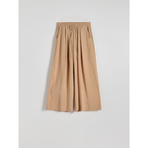 Reserved - Spodnie culotte z modalu - brzoskwiniowy ze sklepu Reserved w kategorii Spodnie damskie - zdjęcie 172269911