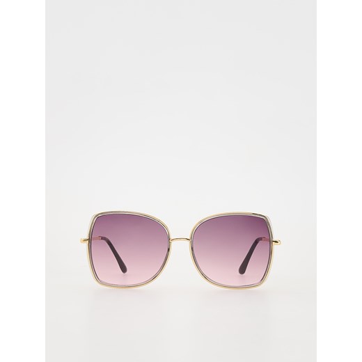 Reserved - Okulary przeciwsłoneczne - fioletowy ze sklepu Reserved w kategorii Okulary przeciwsłoneczne damskie - zdjęcie 172270094