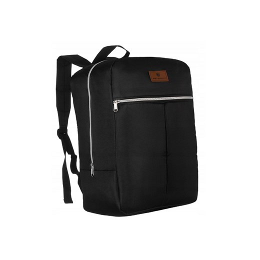 Czarny podróżny plecak-bagaż podręczny do samolotu Peterson one size 5.10.15