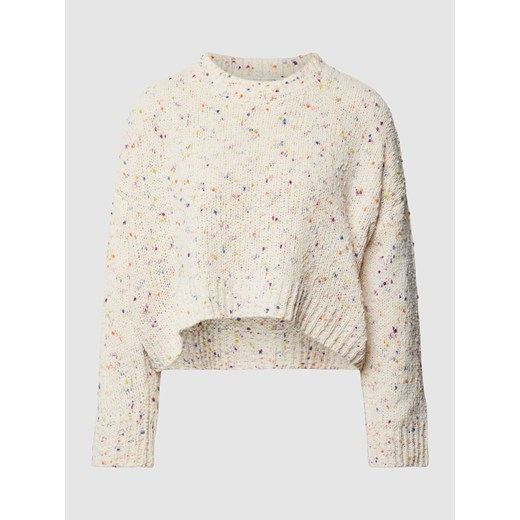Sweter krótki z dzianiny z okrągłym dekoltem model ‘GRACIE’ M okazja Peek&Cloppenburg 