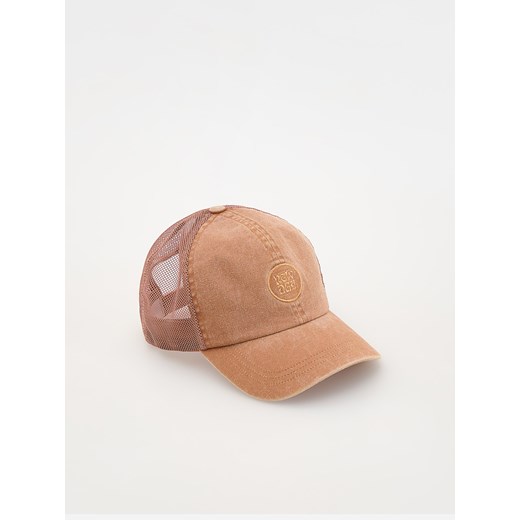 Reserved - Bawełniana czapka z daszkiem - miedziany ze sklepu Reserved w kategorii Czapki dziecięce - zdjęcie 172277051