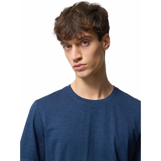 Granatowy t-shirt męski Outhorn z krótkim rękawem 