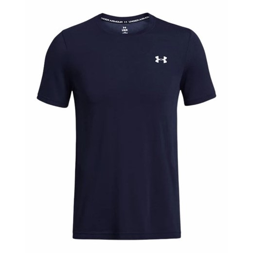 T-shirt męski granatowy Under Armour z krótkim rękawem 