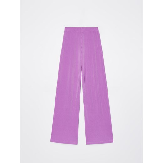 Mohito - Szerokie spodnie - fioletowy ze sklepu Mohito w kategorii Spodnie damskie - zdjęcie 172282152