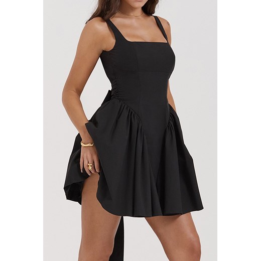 Sukienka TOIMELFA BLACK ze sklepu Ivet Shop w kategorii Sukienki - zdjęcie 172283463