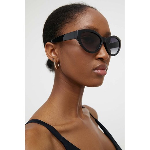Answear Lab okulary przeciwsłoneczne damskie kolor czarny ze sklepu ANSWEAR.com w kategorii Okulary przeciwsłoneczne damskie - zdjęcie 172284800