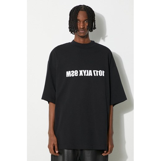 1017 ALYX 9SM t-shirt bawełniany kolor czarny z nadrukiem ze sklepu PRM w kategorii T-shirty męskie - zdjęcie 172284861