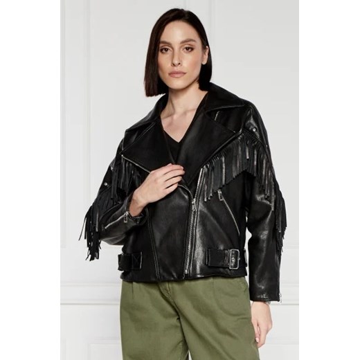 Kurtka damska Hugo Boss skórzana 