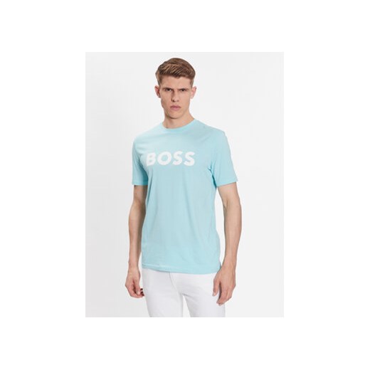Boss T-Shirt 50481923 Błękitny Regular Fit ze sklepu MODIVO w kategorii T-shirty męskie - zdjęcie 172288694