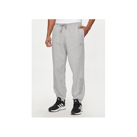 adidas Spodnie dresowe ALL SZN Fleece Graphic IW1198 Szary Relaxed Fit ze sklepu MODIVO w kategorii Spodnie męskie - zdjęcie 172288731