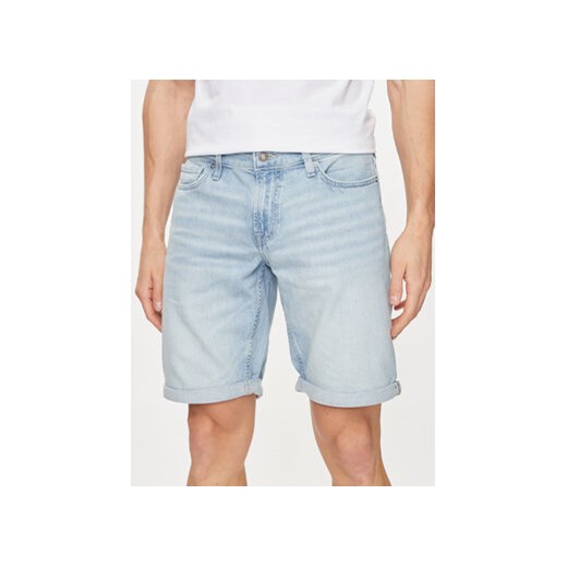 Guess Szorty jeansowe Sonny M4GD01 D5AZ2 Niebieski Slim Fit ze sklepu MODIVO w kategorii Spodenki męskie - zdjęcie 172288773