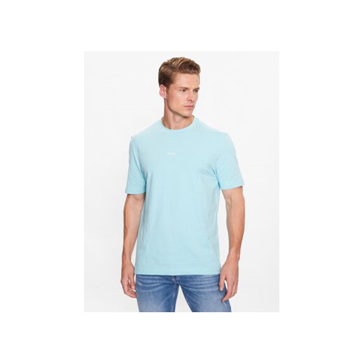 Boss T-Shirt 50473278 Błękitny Relaxed Fit ze sklepu MODIVO w kategorii T-shirty męskie - zdjęcie 172288842