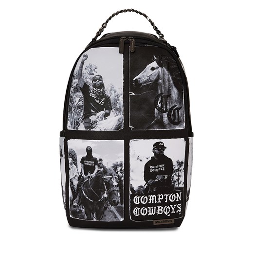 Plecak SPRAYGROUND Compton Backpack Sq 910B5976NSZ Czarny ze sklepu eobuwie.pl w kategorii Plecaki - zdjęcie 172289121