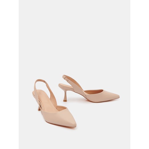 Mohito - Czółenka na szpilce - beżowy Mohito 38 Mohito