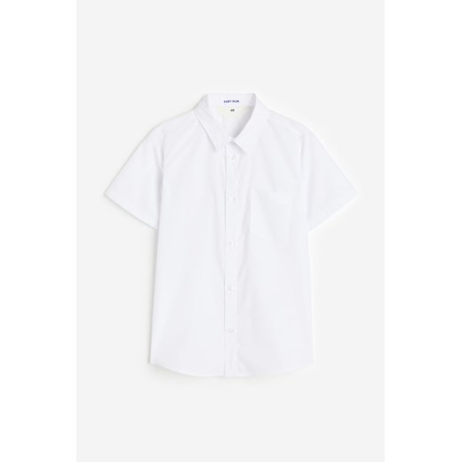 H & M - Koszula Easy iron - Biały H & M 134 (8-9Y) H&M