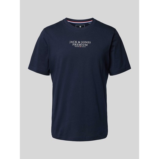 T-shirt z nadrukiem z logo ze sklepu Peek&Cloppenburg  w kategorii T-shirty męskie - zdjęcie 172292494