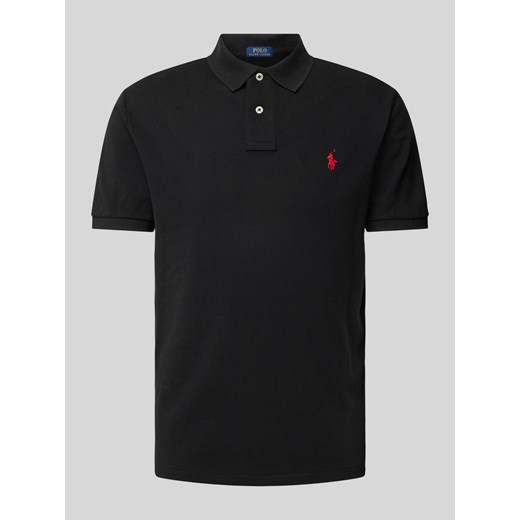 Koszulka polo o kroju slim fit z wyhaftowanym logo ze sklepu Peek&Cloppenburg  w kategorii T-shirty męskie - zdjęcie 172292780