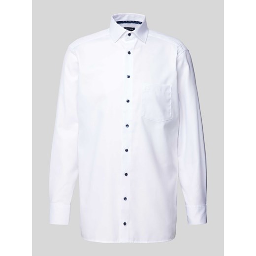 Koszula biznesowa o kroju modern fit w jednolitym kolorze model ‘Bergamo’ ze sklepu Peek&Cloppenburg  w kategorii Koszule męskie - zdjęcie 172292872