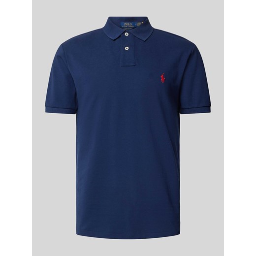 Koszulka polo o kroju slim fit z wyhaftowanym logo ze sklepu Peek&Cloppenburg  w kategorii T-shirty męskie - zdjęcie 172293000