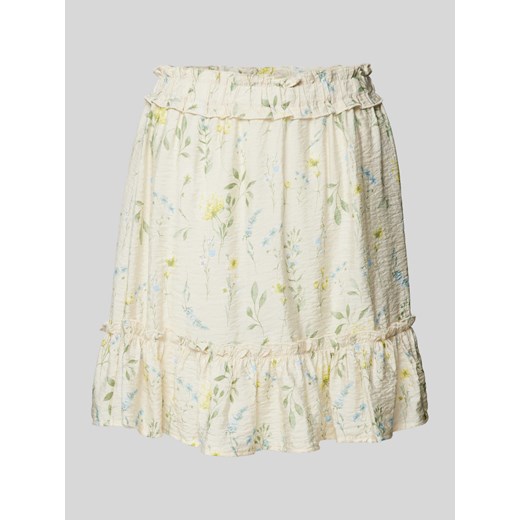Spódnica mini z kwiatowym nadrukiem model ‘JOSIE’ ze sklepu Peek&Cloppenburg  w kategorii Spódnice - zdjęcie 172293040
