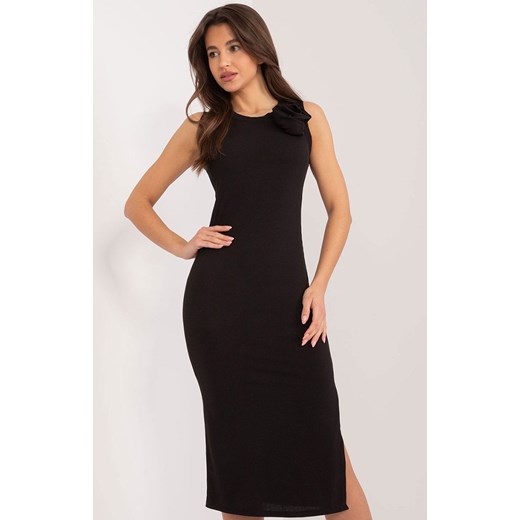 Czarna sukienka bodycon DHJ-SK-17732.34, Kolor czarny, Rozmiar uniwersalny, ITALY MODA ze sklepu Primodo w kategorii Sukienki - zdjęcie 172294023
