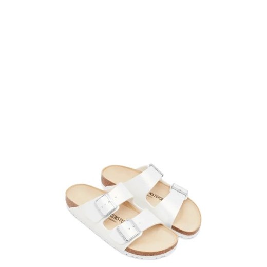 Birkenstock Klapki Arizona BF Shiny Lizard | z dodatkiem skóry 36 Gomez Fashion Store