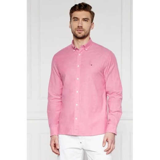 Koszula męska Tommy Hilfiger różowa