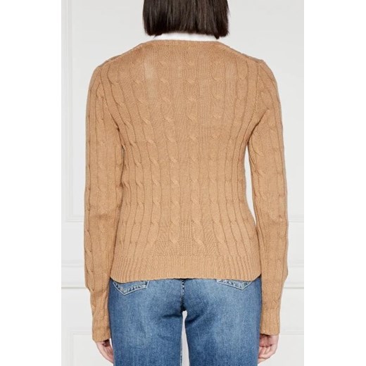 Sweter damski Polo Ralph Lauren bawełniany na wiosnę w serek
