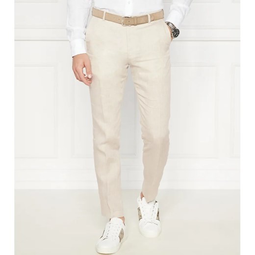 Joop! Lniane spodnie JT-18Hank | Slim Fit Joop! 50 okazyjna cena Gomez Fashion Store