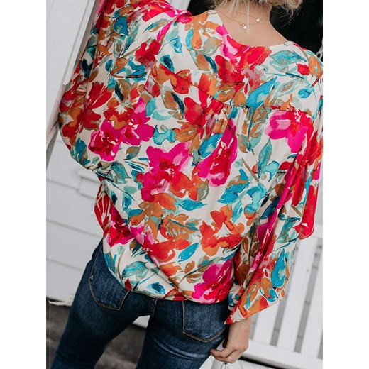 Bluzka damska La Angels na wiosnę z długim rękawem 