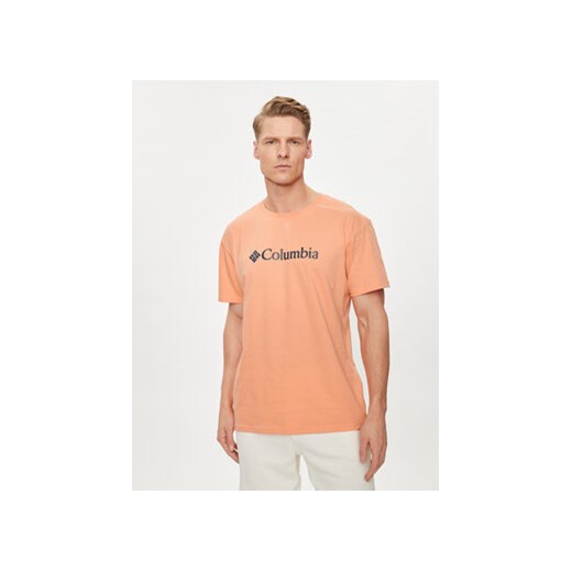 Columbia T-Shirt CSC Basic Logo™ Short Sleeve 1680053 Pomarańczowy Regular Fit ze sklepu MODIVO w kategorii T-shirty męskie - zdjęcie 172296332