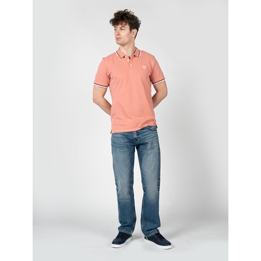 Guess Koszulka Polo "Allen" | X1VP23K8OP0 | Mężczyzna | Różowy ze sklepu ubierzsie.com w kategorii T-shirty męskie - zdjęcie 172297240