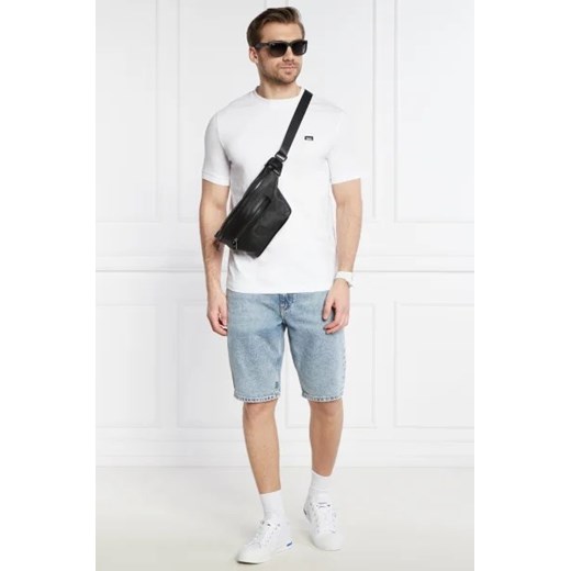 Karl Lagerfeld t-shirt męski biały bawełniany z krótkim rękawem