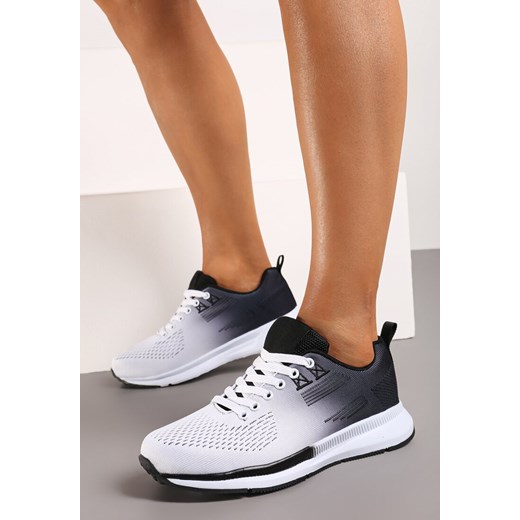 Buty sportowe damskie Renee sneakersy białe płaskie 