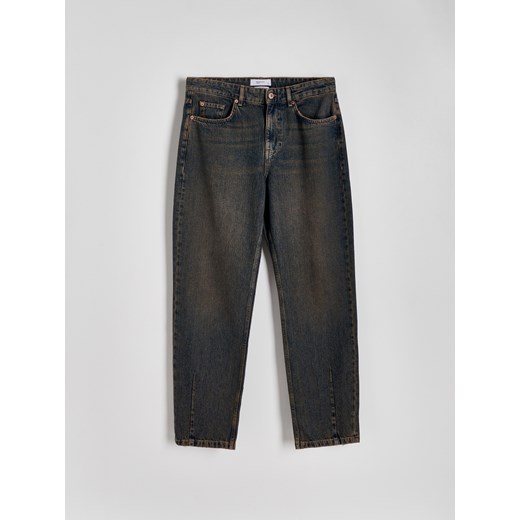 Reserved - Jeansy straight - indigo jeans ze sklepu Reserved w kategorii Jeansy męskie - zdjęcie 172303611