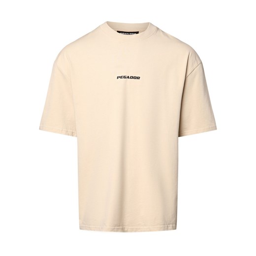 PEGADOR Koszulka męska Mężczyźni Bawełna piaskowy jednolity ze sklepu vangraaf w kategorii T-shirty męskie - zdjęcie 172303774
