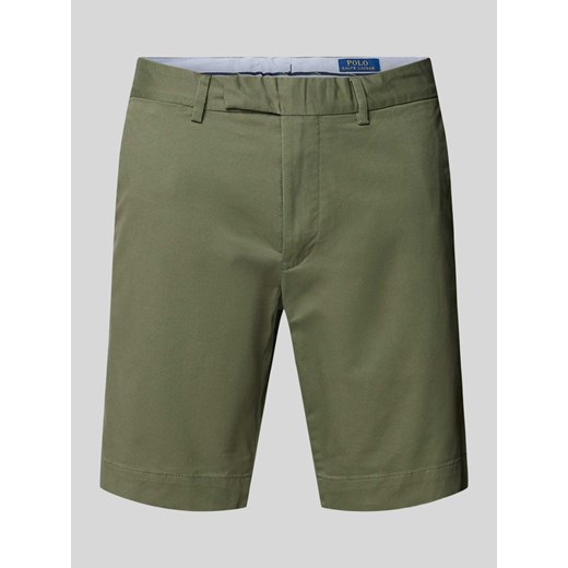 Szorty o kroju slim stretch fit w jednolitym kolorze ze sklepu Peek&Cloppenburg  w kategorii Spodenki męskie - zdjęcie 172305810