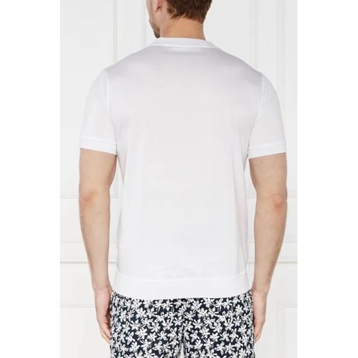 T-shirt męski Karl Lagerfeld biały z krótkim rękawem