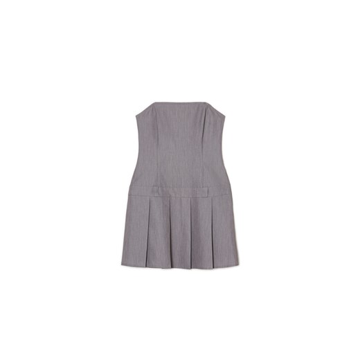 Cropp - Szara sukienka mini - szary ze sklepu Cropp w kategorii Sukienki - zdjęcie 172306202