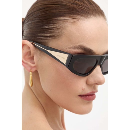 Bottega Veneta okulary przeciwsłoneczne damskie kolor czarny BV1277S ze sklepu ANSWEAR.com w kategorii Okulary przeciwsłoneczne damskie - zdjęcie 172308760