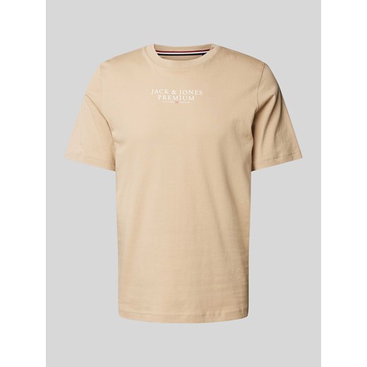 T-shirt z nadrukiem z logo ze sklepu Peek&Cloppenburg  w kategorii T-shirty męskie - zdjęcie 172309110