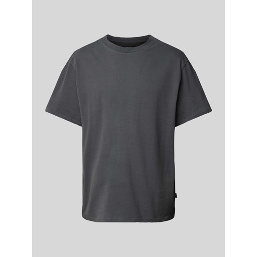 T-shirt z prążkowanym,okrągłym dekoltem model ‘HARVEY’ ze sklepu Peek&Cloppenburg  w kategorii T-shirty męskie - zdjęcie 172309140