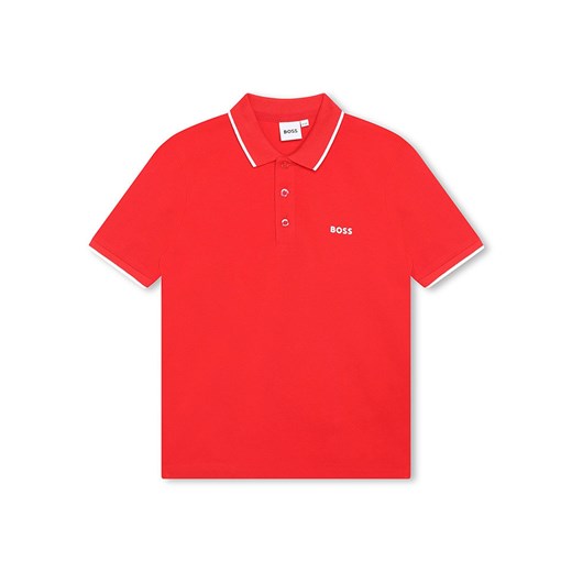 Hugo Boss Kids Koszulka polo w kolorze czerwonym ze sklepu Limango Polska w kategorii T-shirty chłopięce - zdjęcie 172309544