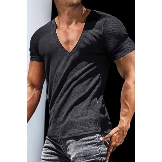 T-shirt LERONLI BLACK ze sklepu Ivet Shop w kategorii T-shirty męskie - zdjęcie 172312872