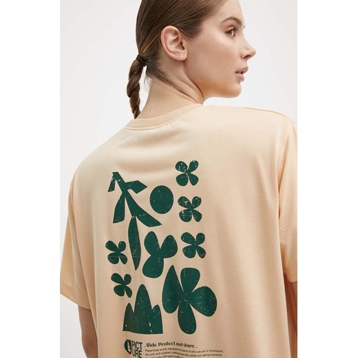 Picture t-shirt sportowy Elhm kolor pomarańczowy WTS529 ze sklepu ANSWEAR.com w kategorii Bluzki damskie - zdjęcie 172315330