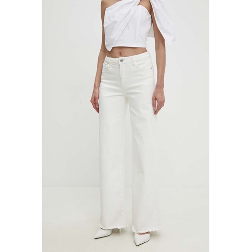 Answear Lab jeansy damskie kolor biały ze sklepu ANSWEAR.com w kategorii Jeansy damskie - zdjęcie 172315634
