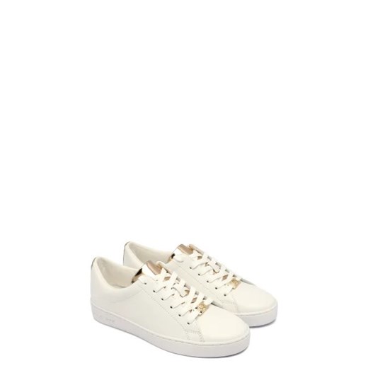 Buty sportowe damskie Michael Kors sneakersy na płaskiej podeszwie na wiosnę beżowe z tworzywa sztucznego