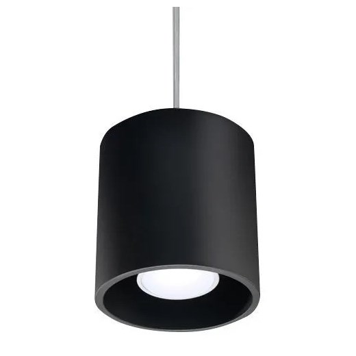 Okrągła lampa wisząca E815-Orbil - czarny Lumes One Size Edinos.pl