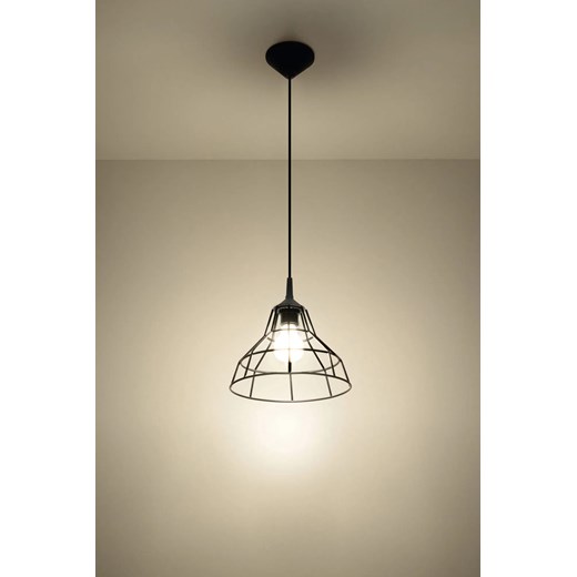 Loftowa lampa wisząca E821-Anato - czarny Lumes One Size Edinos.pl